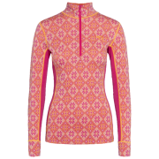 Hanorac funcțional de damă Kari Traa Rose Half Zip Baselayer Top roz berry