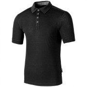 Tricou bărbați Zulu Merino 160 Polo negru