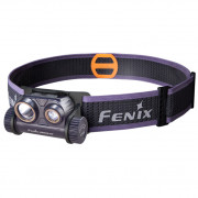 Lanternă frontală Fenix HM65R-DT negru/violet