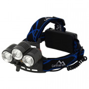 Lanternă frontală Cattara LED 400lm (1x XM-L+2x XP-E) negru/albastru