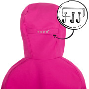 Geacă softshell copii Unuo cu model fleece