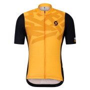 Tricou de ciclism bărbați Scott Jersey M's RC Endurance SS galben/negru gleam orange/black