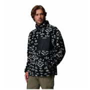 Hanorac bărbați Columbia Winter Pass™ Reversible Fleece negru Black Geostripe Tonal, Black