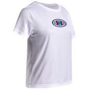 Tricou funcțional copii Under Armour Tech Armour Graphic SS White