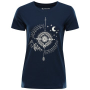 Tricou femei Alpine Pro Morola albastru închis MOONLIT OCEAN VARIANTA PB