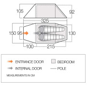 Cort turistic Vango Scafell 200