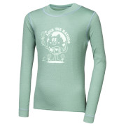 Tricou funcțional copii Sensor Merino DF Planet Basil Green verde deschis Basil Green
