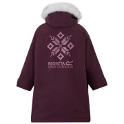 Geacă impermeabilă pentru copii Regatta Junior Waterproof Changing Robe Pro Fig