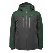 Geacă de schi bărbați Loap Felini negru/verde DarkGreen