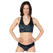 Bustieră Drexiss Diamond Beach Black negru/alb