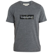 Tricou bărbați Icebreaker M Merino 150 Tech Lite II SS Tee Natural Shades Logo gri