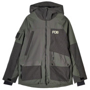 Geacă de iarnă bărbați 4F Technical Jacket M511 verde/gri KHAKI