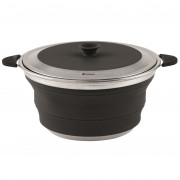 Oală Outwell Collaps pot with lid 2,5 l negru