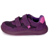 Încălțăminte barefoot all-seasons pentru copii Bugga Safi Dark Purple