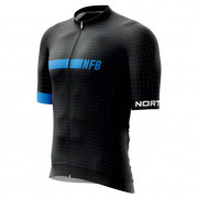 Tricou de ciclism bărbați Northfinder Gerardo negru/albastru