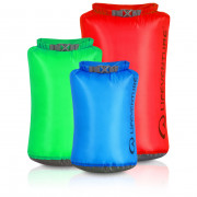 Sac rezistent la apă LifeVenture Ultralight Dry Bag Multipack (5L, 10L, 25L) culori mix