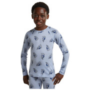 Tricou funcțional copii Icebreaker Kids M 200 Oasis LS Crewe Bear Tour AOP