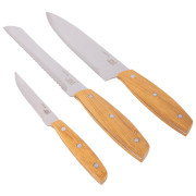 Set de cuțite Bo-Camp Bethnal 3 pcs maro/argintiu Brown