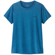 Tricou femei Patagonia Women's Capilene Cool Daily Shirt - Boardshort Logo albastru Aquatic Blue - Light Aquatic Blue X-Dye