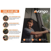 Cort frontal Vango Cove III Air Low
