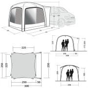 Cort frontal Outwell Shalecrest