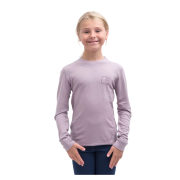 Tricou funcțional copii Sensor Merino DF Logo Up Mystic Violet