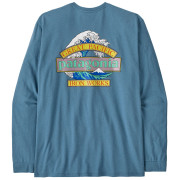 Tricou bărbați Patagonia Long-Sleeved Great Waves Responsibili-Tee
