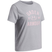 Tricou funcțional copii Under Armour UA G Varsity SS Mod Gray Light Heather