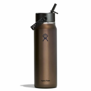Termos Hydro Flask 32 Oz Lightweight Wide Flex Straw Cap maro Obsidian