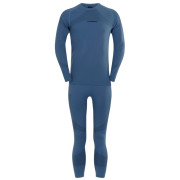 Lenjerie termică bărbați Fundango Seamless Baselayer Set albastru închis patriot blue