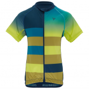 Tricou ciclism copii Silvini Mazzani albastru/galben