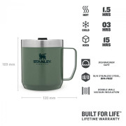 Cană Stanley Camp mug 350ml