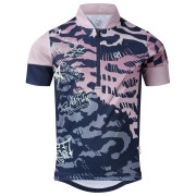 Tricou ciclism copii Dare 2b Dynamite Jersey Nvy Graffiti albastru/roz Nvy Graffiti