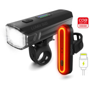 Lumină față / spate Just One Lumix 500 Set negru