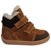 Încălțăminte barefoot pentru copii beBare 3555TY Tan maro TAN