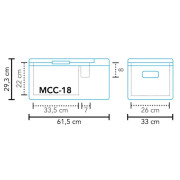 Ladă frigorifică cu compresor Mestic Compressor MCC-18 AC/DC