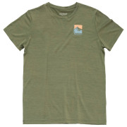 Tricou bărbați Devold Classic "Summit" Tee Man verde LICHEN