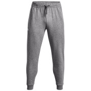 Pantaloni jogging bărbați Under Armour Rival Fleece Joggers gri Castlerock Light Heather / / White