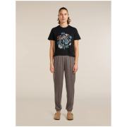 Tricou femei Icebreaker Merino 150 Tech Lite SS Crop Tee NZ Flora