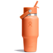 Cană termică Hydro Flask Wide Flex Straw Travel Bottle 24 Oz portocaliu/ nectar orange