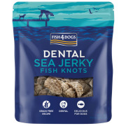 Recompense pentru câini Fish4Dogs Dental Sea Jerky Fish Knots 100g
