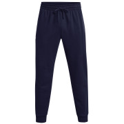 Pantaloni jogging bărbați Under Armour Rival Fleece Joggers albastru închis Midnight Navy / / White