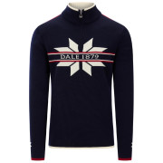 Pulover bărbați Dale of Norway Nåle Masc. Sweater albastru închis/alb Marine Offwhite