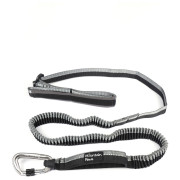 Lesă cu amortizor Mountain Paws Shock Absorber Dog Lead negru Black