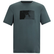Tricou bărbați Regatta Fingal Stretch verde închis Dark Storm