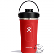 Sticlă termică Hydro Flask 24 Oz Insulated Shaker (710 ml) roșu