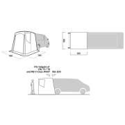 Cort spate pentru mașină Easy Camp Krossbu II.