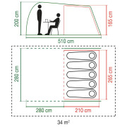 Cort de familie Coleman Waterfall 5