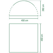 Cort pentru petreceri Coleman FastPitch Event Shelter XL