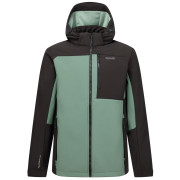 Geacă softshell bărbați Regatta Hewitts verde/verde deschis DkFrstGr/Blk